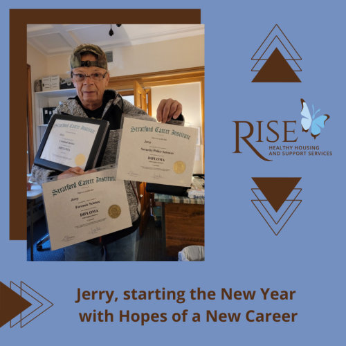Jerry, Starting the New Year with a New Career