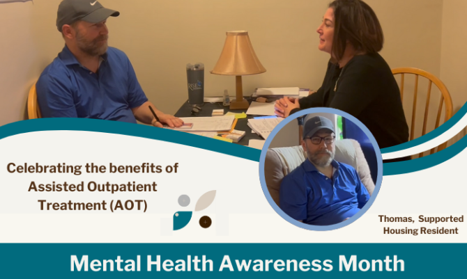 Thomas, a Supported Housing Resident, shares how Assisted Outpatient Treatment improves his well being