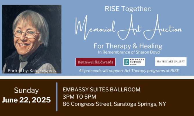 Join us for an unforgettable afternoon of art, music, and fun, in honor of  Sharon Walker Boyd.