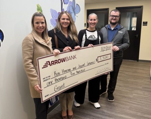 Thank you, Arrow Bank!